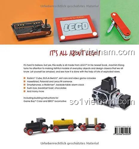 Sách ý tưởng lắp ráp LEGO® Heel-Verlag ISBN9783966640039 hướng dẫn xây dựng vật thể biểu tượng, phát triển tư duy sáng tạo cho trẻ 12 tuổi.