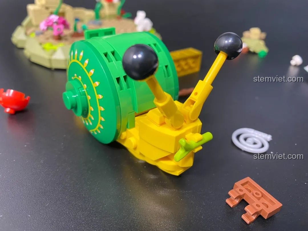 Bông hoa rừng đồ chơi lắp ráp Pantasy 15003 Nàng Công Chúa Ốc Sên, hoa kỳ ảo bộ Pantasy