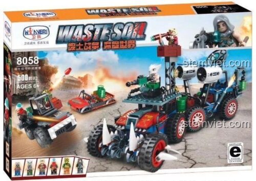 Bộ đồ chơi Winner 8058 Xe địa hình chiến đấu với 4 minifigure