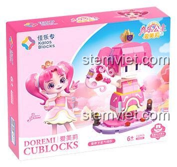 Hộp bộ xếp hình Kaios Blocks 30008, mô hình Công chúa Emily cho bé gái, chất lượng cao.