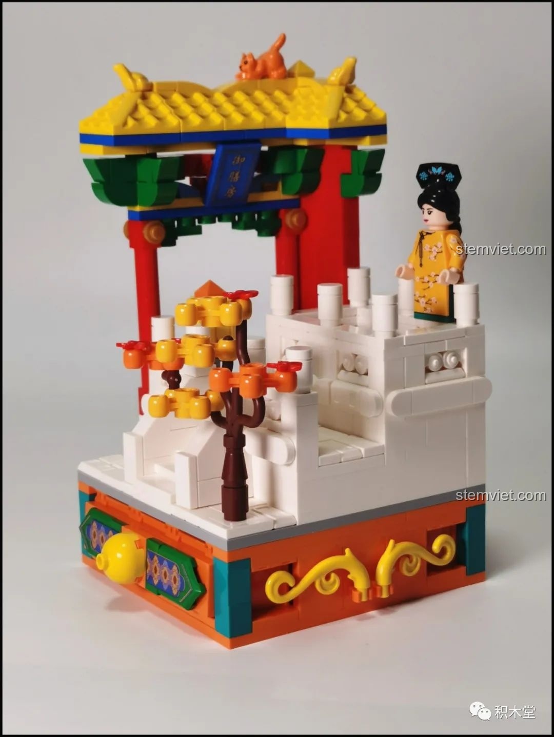 Hộp đồ chơi lắp ghép Wekki 506005 Vườn Thượng Uyển Bốn Mùa: Cảnh Đông