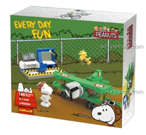 Hộp đựng bộ đồ chơi lắp ghép Snoopy LN8064