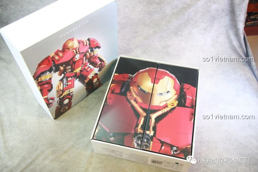 Hộp KBOX V5004 Giáp Chống Hulk MK44 với thiết kế mở nắp trên dưới (thiên địa cái) sang trọng.