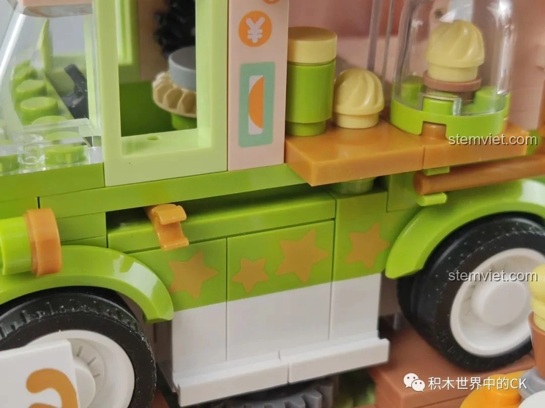 Góc nhìn nghiêng mô hình hộp nhạc Forever Friendship JAKI