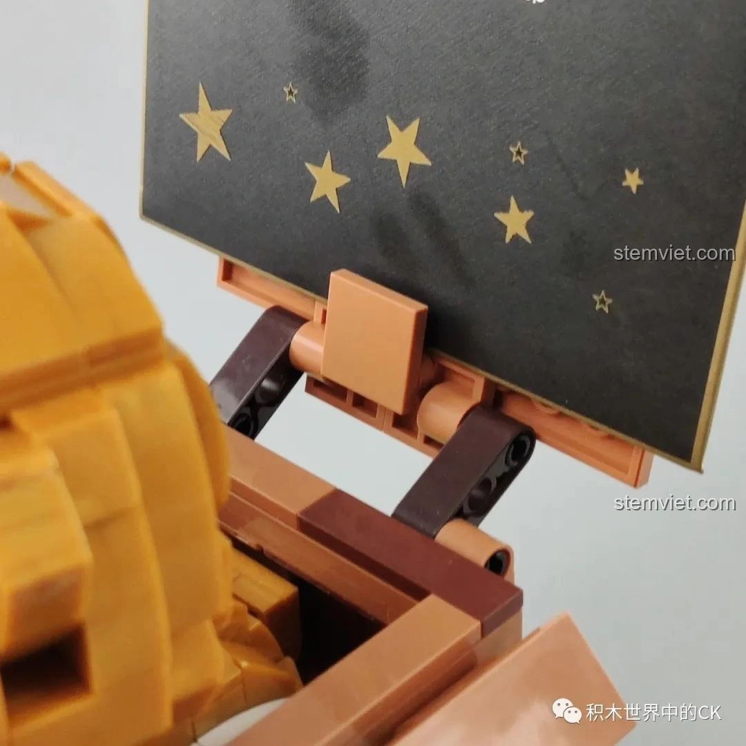 Hộp sản phẩm hộp nhạc xe kem ngọt ngào JK1605 JAKI, review đồ chơi lắp ráp