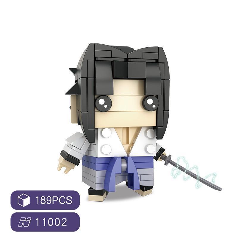 bộ lắp ghép Uchiha Sasuke, đồ chơi mô hình HSANHE 11002-2, mô hình Uchiha Sasuke BrickHeadz Naruto cho bé trai 6 tuổi, giá tốt, chất lượng cao