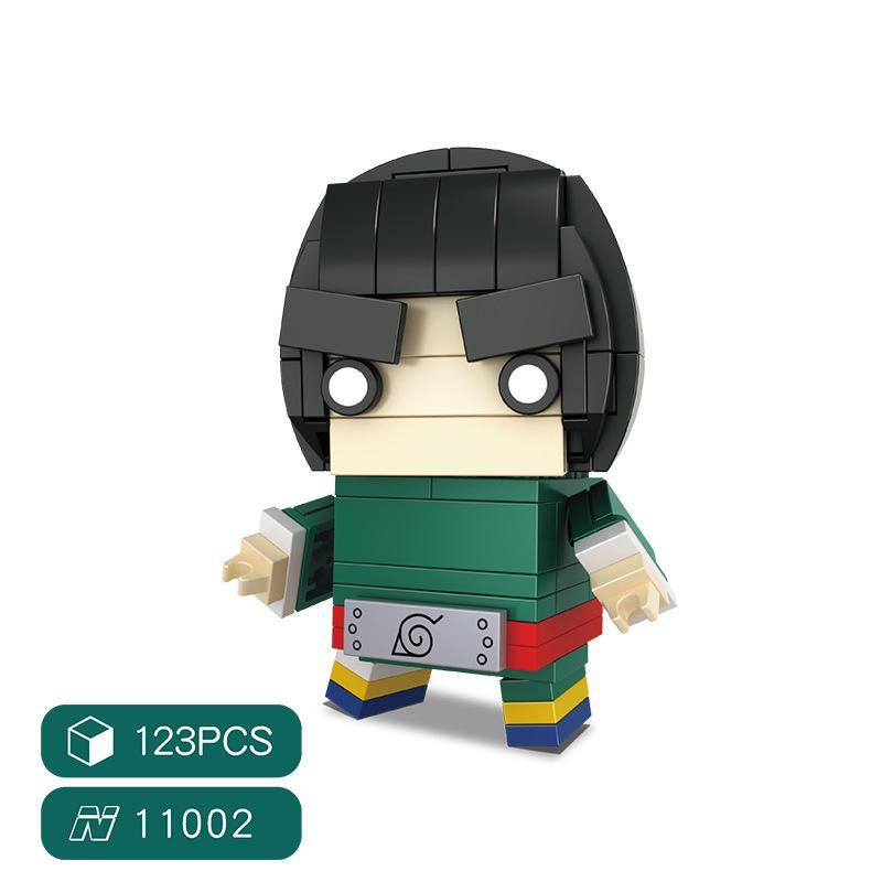 Bộ lắp ghép Lý Lạc Khắc HSANHE 11002-4 mô hình BrickHeadz nhân vật Naruto 123 mảnh, đồ chơi mô hình Rock Lee cho bé trai 6 tuổi giá tốt