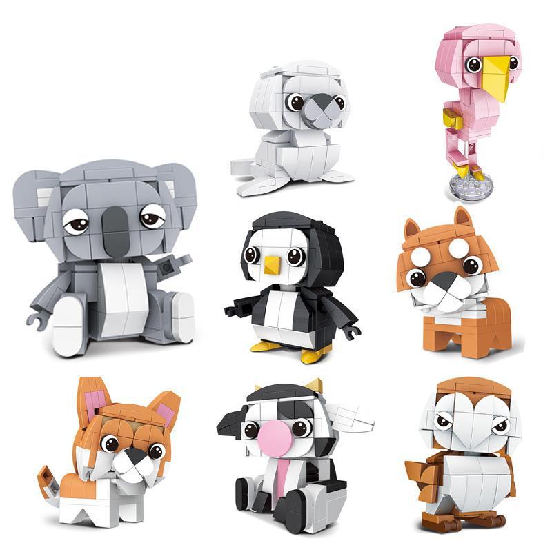 Bộ Lắp Ghép Sáng Tạo Động Vật - Chim Cánh Cụt HSANHE 30001