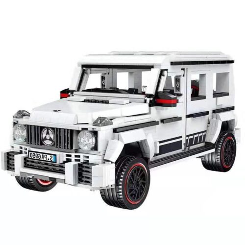 Mô hình xe Mercedes-Benz G63 màu trắng tỉ lệ 1:16 HSANHE 6950
