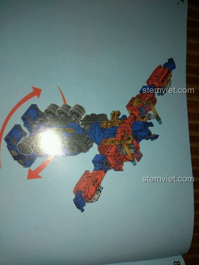 Hướng dẫn bước 6 quá trình biến hình của đồ chơi mô hình Robot Transformer Optimus Prime SY 951 giá tốt.