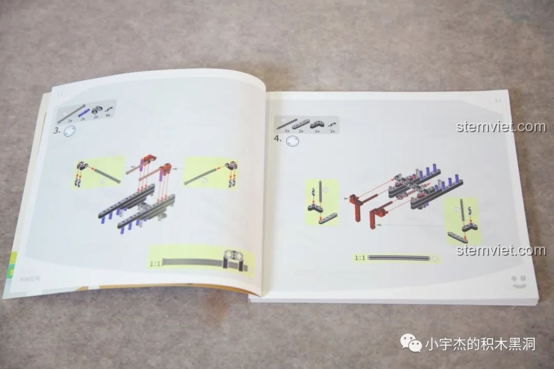 Trang hướng dẫn bên trong sách của bộ SEMBO 715006, các bước được minh họa rõ ràng.