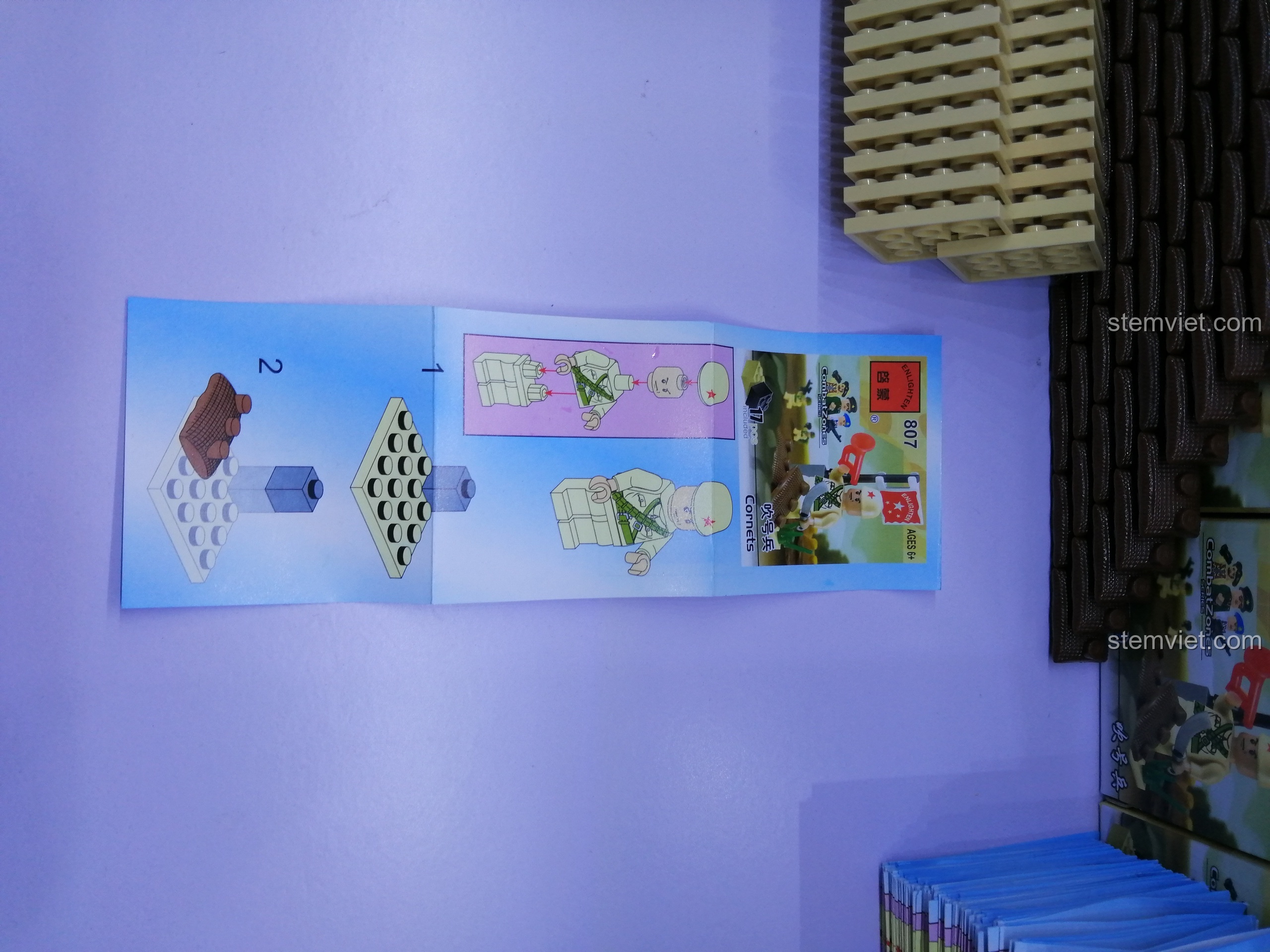 Hướng dẫn lắp ráp ENLIGHTEN 807 Chiến binh thổi kèn