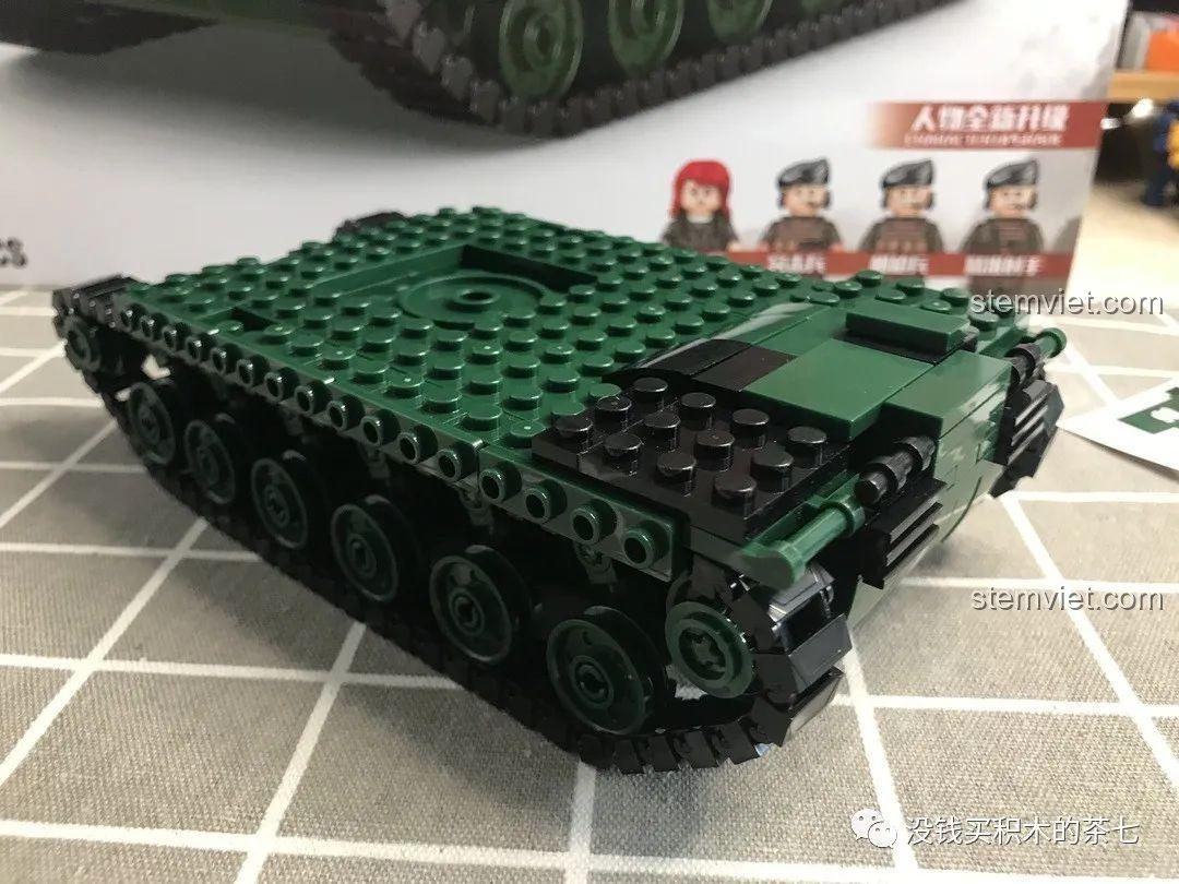 Hướng dẫn lắp đặt thùng nhiên liệu cho bộ lắp ráp JiaZhi 0102 Xe Tăng Chủ Lực Leclerc.