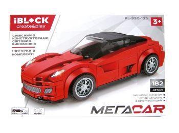 Bộ lắp ráp iBlock PL-920-133 Ferrari 599 GTO siêu xe đỏ 182 mảnh ghép cho bé trai 6 tuổi giá tốt