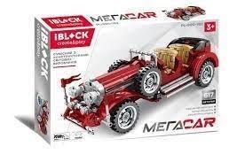 Bộ lắp ráp iBlock PL-920-152 Xe Cổ Điển Mercedes-Benz Mustang có động cơ kéo lùi, mô hình 3 trong 1, dành cho con trai 6 tuổi, giá tốt.
