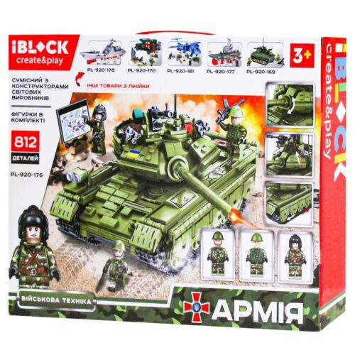 Bộ lắp ghép Xe Tăng Hạng Trung Kiểu 59 iBlock PL-920-176 chất lượng cao, giá tốt cho bé trai 6 tuổi. Mô hình Xe Tăng Quân Sự Kiểu 59 với 812 mảnh ghép.