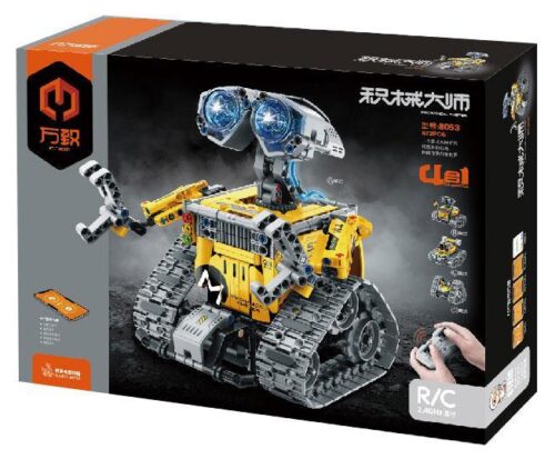 Ảnh hộp sản phẩm bộ lắp ráp Robot WALL-E 4 trong 1 IM.Master 8053, đồ chơi lập trình cho con trai 8 tuổi giá rẻ.