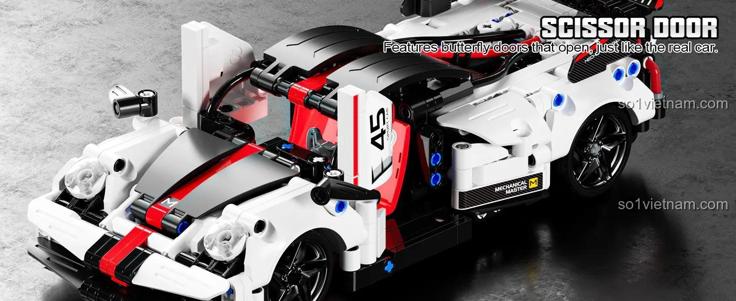 Siêu xe Pagani Zonda IM.Master, tính năng cửa cắt kéo độc đáo, đồ chơi chất lượng cao cho bé trai 8 tuổi.