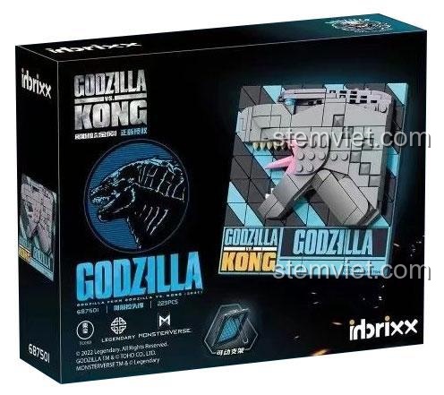 Hộp bộ xếp hình Godzilla vs. Kong 687501, 229 mảnh, chất lượng cao giá tốt.