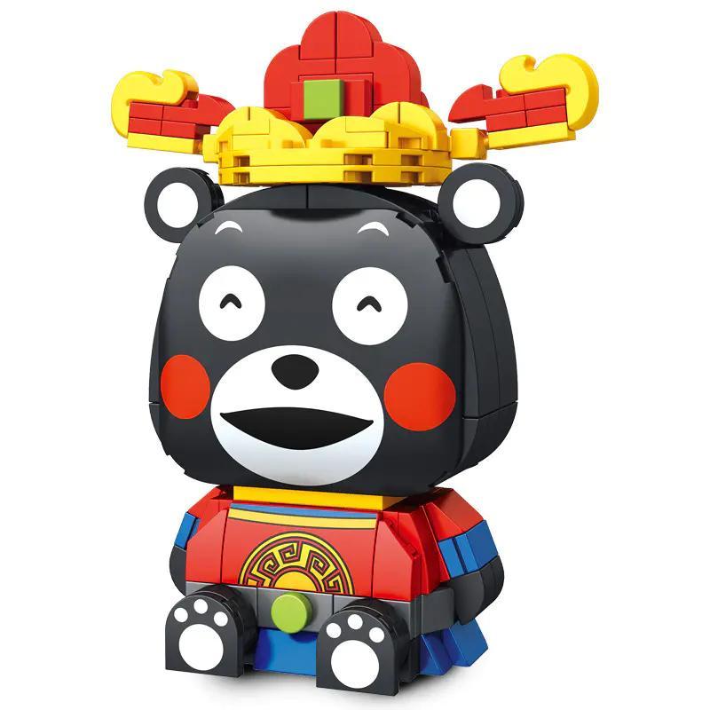 Bộ lắp ghép Kumamon Thần Tài inbrixx 880006 đáng yêu, mô hình linh vật may mắn cho bé 6 tuổi, giá tốt.