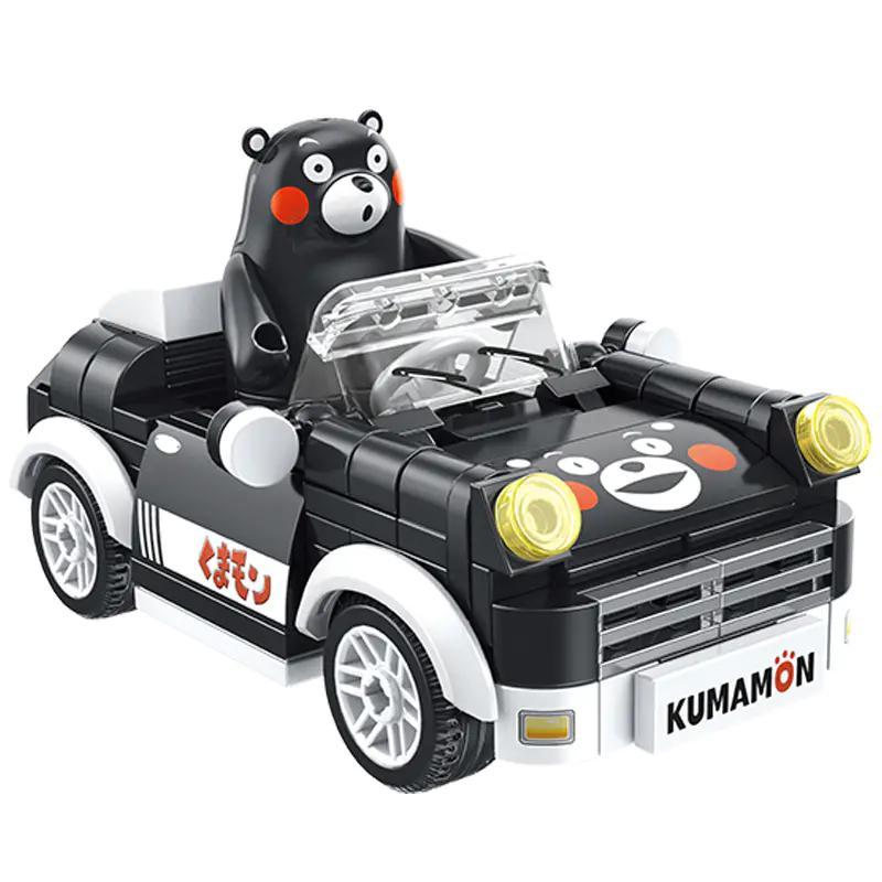 Bộ đồ chơi Xe Ô Tô Kumamon inbrixx 880007, mô hình xe mui trần đáng yêu cho bé trai 6 tuổi, giá tốt