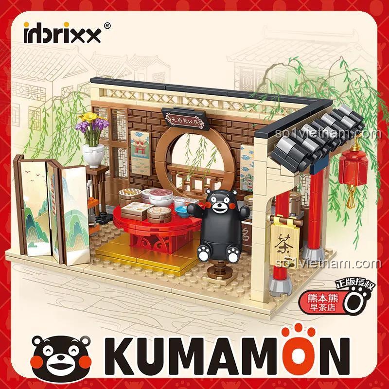 Đồ chơi mô hình Inbrixx 880012 Quán Trà Sáng Kumamon, thiết kế độc đáo, chất lượng cao, cho bé trai bé gái 6 tuổi, giá tiết kiệm.