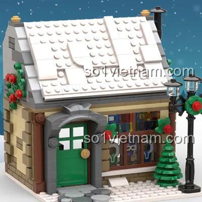 Mô hình cửa hàng trượt tuyết từ sách hướng dẫn mô hình 9781091708532, chi tiết độc đáo, cho bé trai và bé gái 8 tuổi, chất lượng đảm bảo.