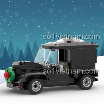 Mô hình ô tô cổ điển Làng Mùa Đông LEGO® từ sách hướng dẫn lắp ráp Mở Rộng Làng Mùa Đông LEGO® Independently published, thiết kế độc đáo, phù hợp bé 8 tuổi, giá bình dân.