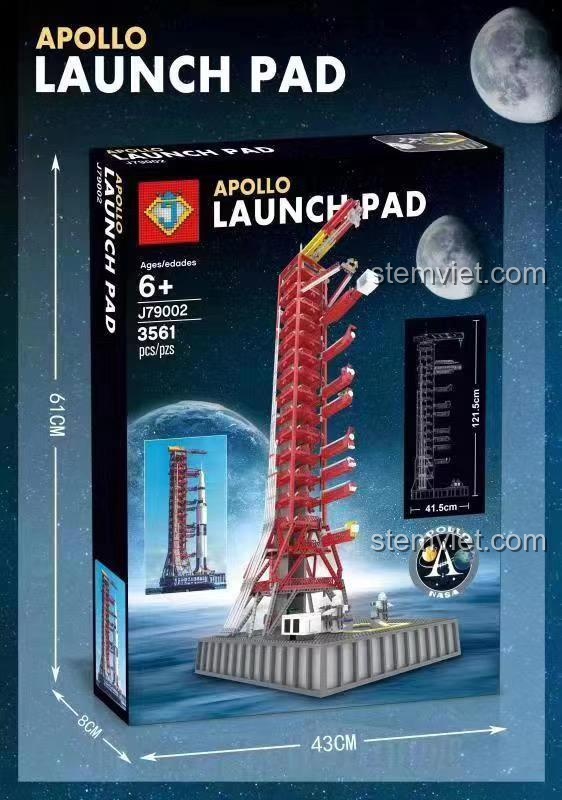 Chi tiết bệ phóng tên lửa Apollo Saturn V J牌 J79002