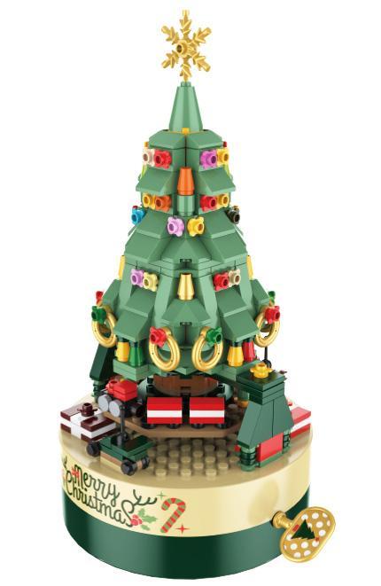 Mô hình Cây thông Noel JK1302 với 360 mảnh ghép, đồ chơi lắp ráp Giáng Sinh cho bé 8 tuổi, giá tốt.