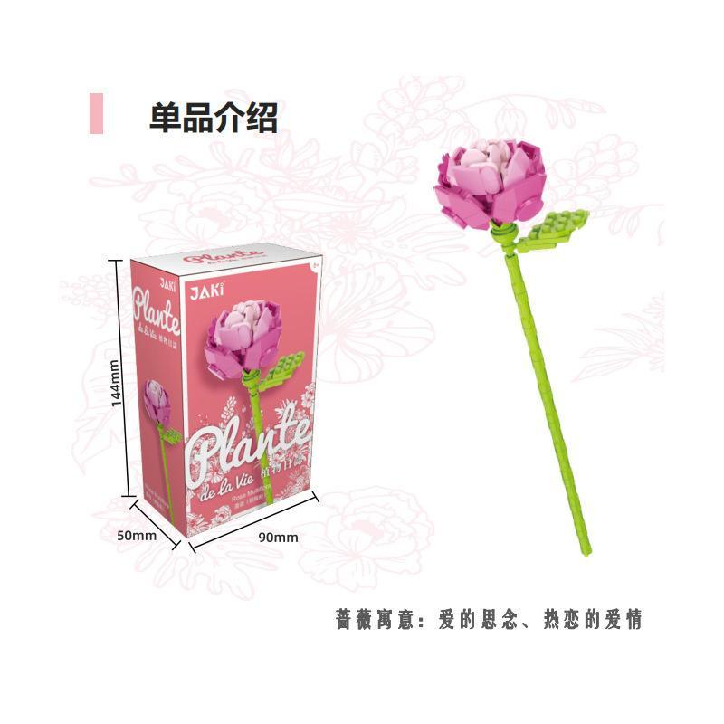 Bộ đồ chơi JAKI JK26221 Hoa hồng (Phấn hồng) - Vẻ đẹp Tinh tế, 6+ tuổi, Con gái, 0 mảnh