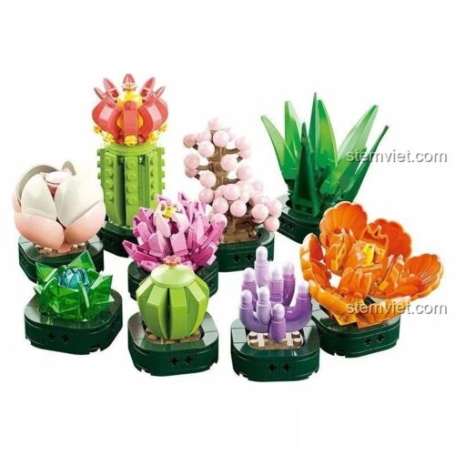 Bộ Lắp Ghép Cây Cảnh JAKI JK2725 - Cây Cảnh Tươi Tắn, Cây cảnh, JAKI, JK2725, Bộ lắp ghép, Đồ chơi giáo dục, 8+, Con gái, Giá tốt, Chất lượng cao, Khéo léo ngón tay, Định hướng không gian, Sáng tạo ý tưởng, Tập trung chi tiết, Thiết kế