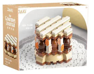 Hộp bộ lắp ghép JAKI JK5620 mô hình Bánh Mille-Feuille