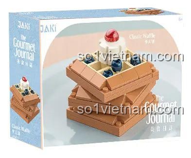 Hộp sản phẩm mô hình bánh waffle cổ điển JAKI JK5623