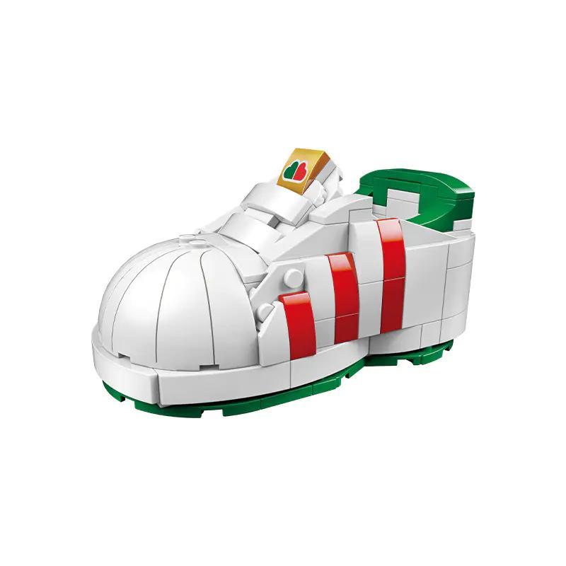 Bộ lắp ghép Giày Thể Thao Trắng JAKI JK8201, đồ chơi mô hình Giày Sneaker Trắng phong cách trẻ trung, chất lượng cao, giá tốt cho bé 8 tuổi.