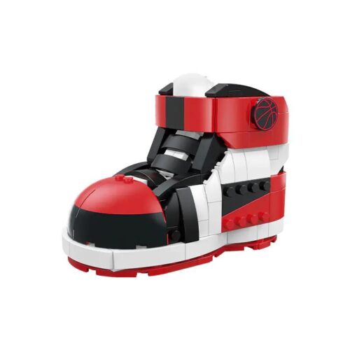 bộ đồ chơi Giày Sneaker Đỏ Phong Cách Punk JAKI JK8202, mô hình giày sneaker đỏ phong cách punk độc đáo cho bé trai bé gái 8 tuổi, giá tốt