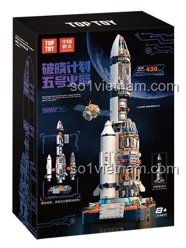 Hộp bộ lắp ghép Tên lửa Bình Minh số 5 JAKI JK8501, đồ chơi mô hình cho bé trai 8 tuổi, giá tốt
