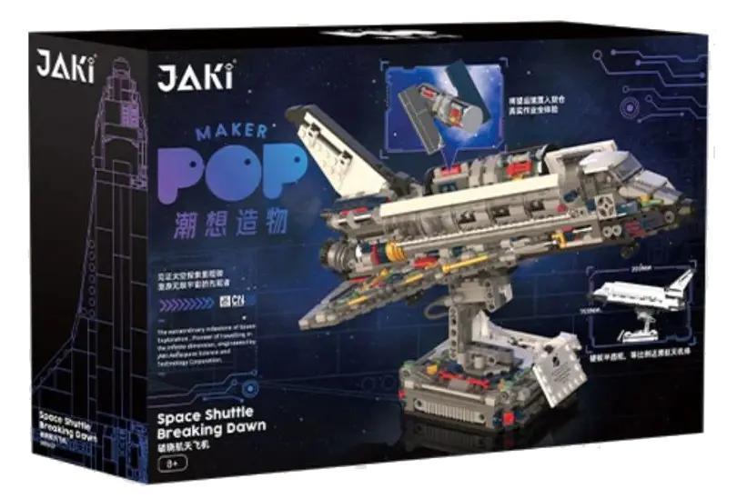 Bộ đồ chơi Tàu con thoi Phá Sương JAKI JK8502, Tàu con thoi Atlantis, Tàu con thoi vũ trụ, Mô hình tàu con thoi, 954 chi tiết, dành cho bé 8 tuổi, thiết kế bán trong suốt, có vệ tinh đi kèm, chi tiết nội thất phức tạp, giá tốt