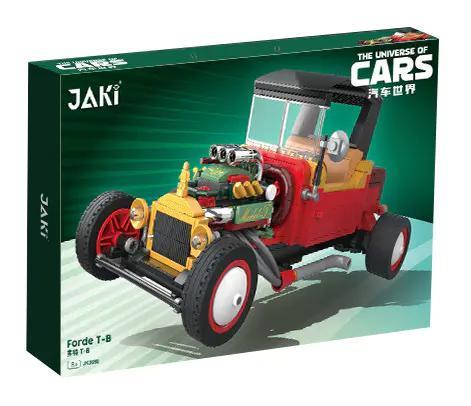 Hộp bộ lắp ghép Ford Model T JAKI JK9080 giá tốt cho bé trai 8 tuổi, mô hình xe cổ điển chất lượng cao