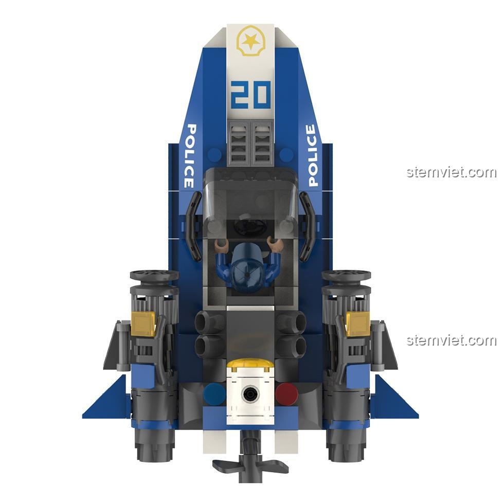 Bộ lắp ráp Tàu Cảnh Sát Bão Táp 9127, chất lượng cao, giá tốt.