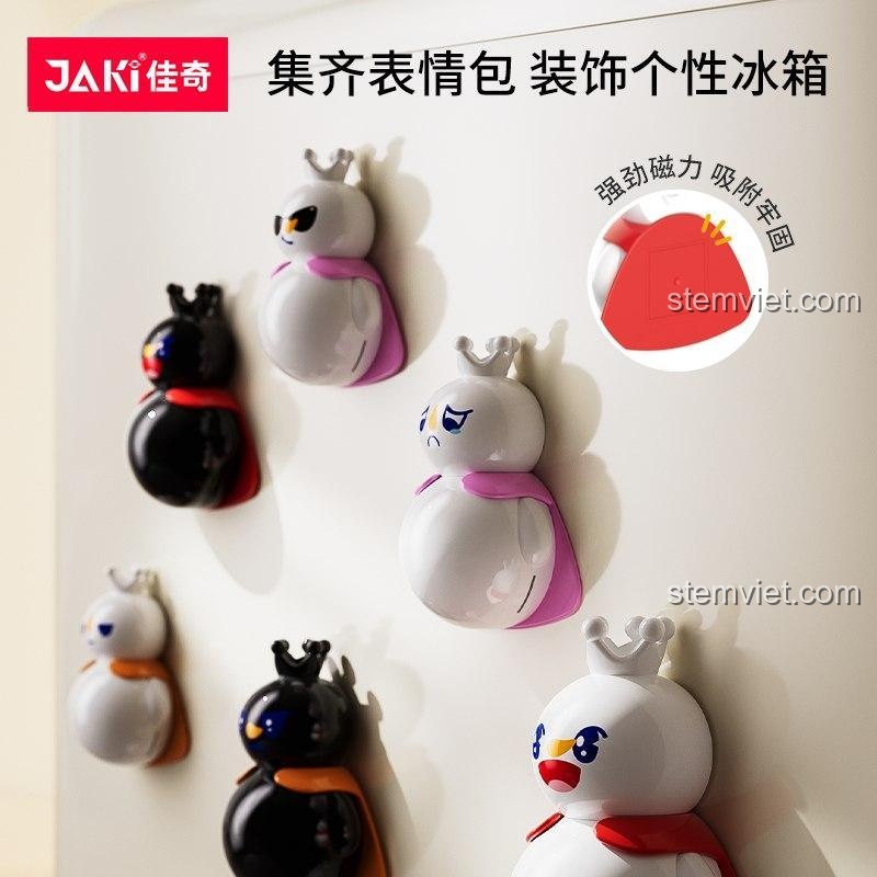 JAKI 佳奇 蜜雪冰城 盲盒 冰箱贴 雪王 磁贴 装饰个性冰箱