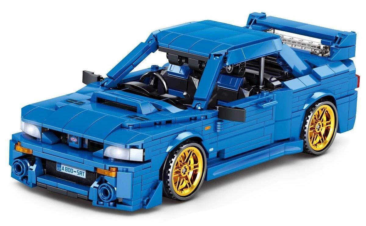 Bộ lắp ráp Xe Subaru Impreza 22B STi Version Jia Zhi 8408 896 mảnh ghép, đồ chơi mô hình xe đua cho bé trai 6 tuổi, giá tốt
