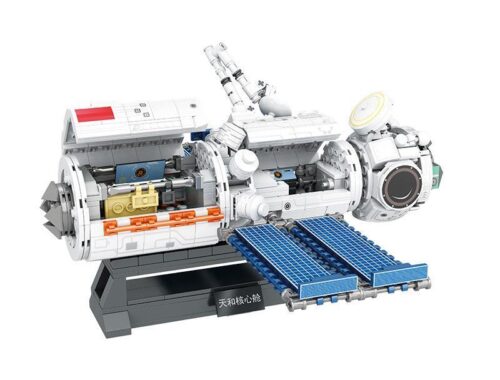 Mô hình lắp ráp Mô-đun lõi Thiên Hòa Jian Pin 66010, đồ chơi mô hình Trạm vũ trụ Thiên Cung chi tiết cho bé trai 6 tuổi.