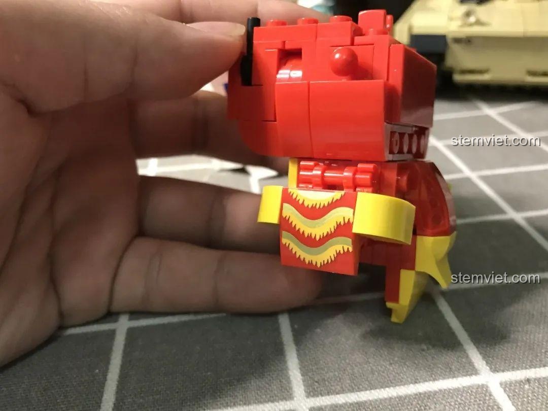 Mảnh ghép in sẵn cho giáp eo JIAZHI Robot Múa Lân, SY Block Mech Múa Lân, tăng tính thẩm mỹ.