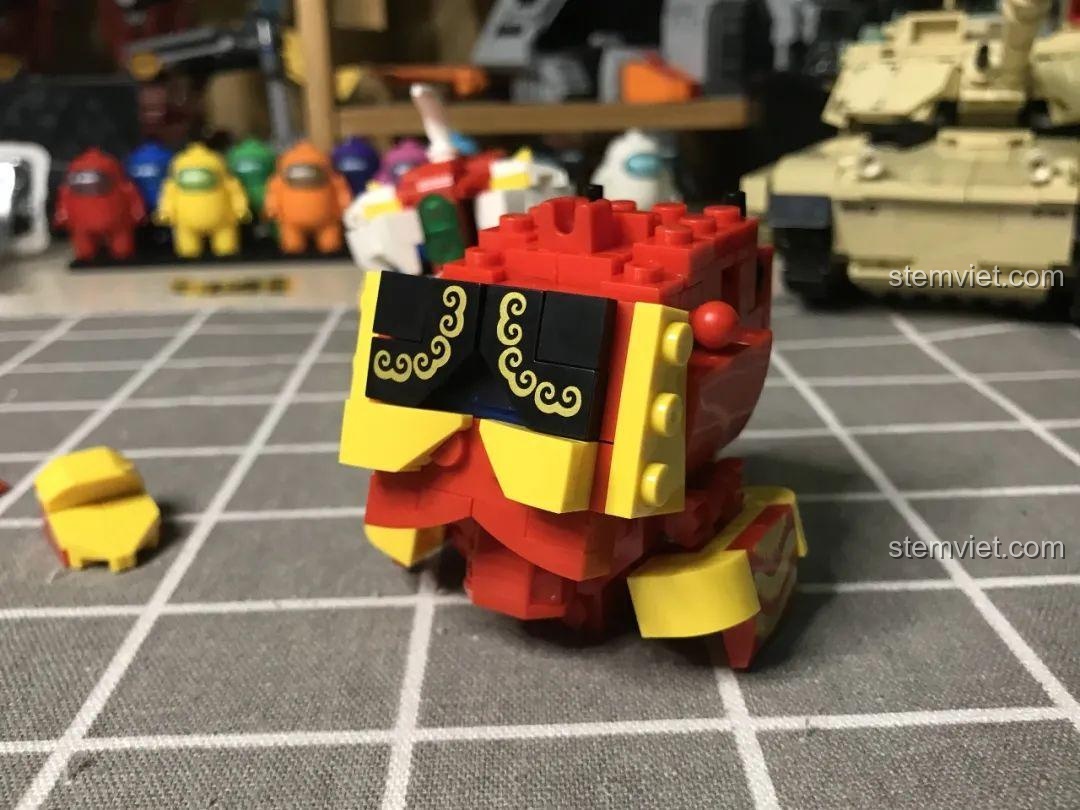 Mảnh giáp ngực in sẵn của Robot Vũ Sư JIAZHI, Mech Vũ Sư SY Block, chi tiết tinh xảo.