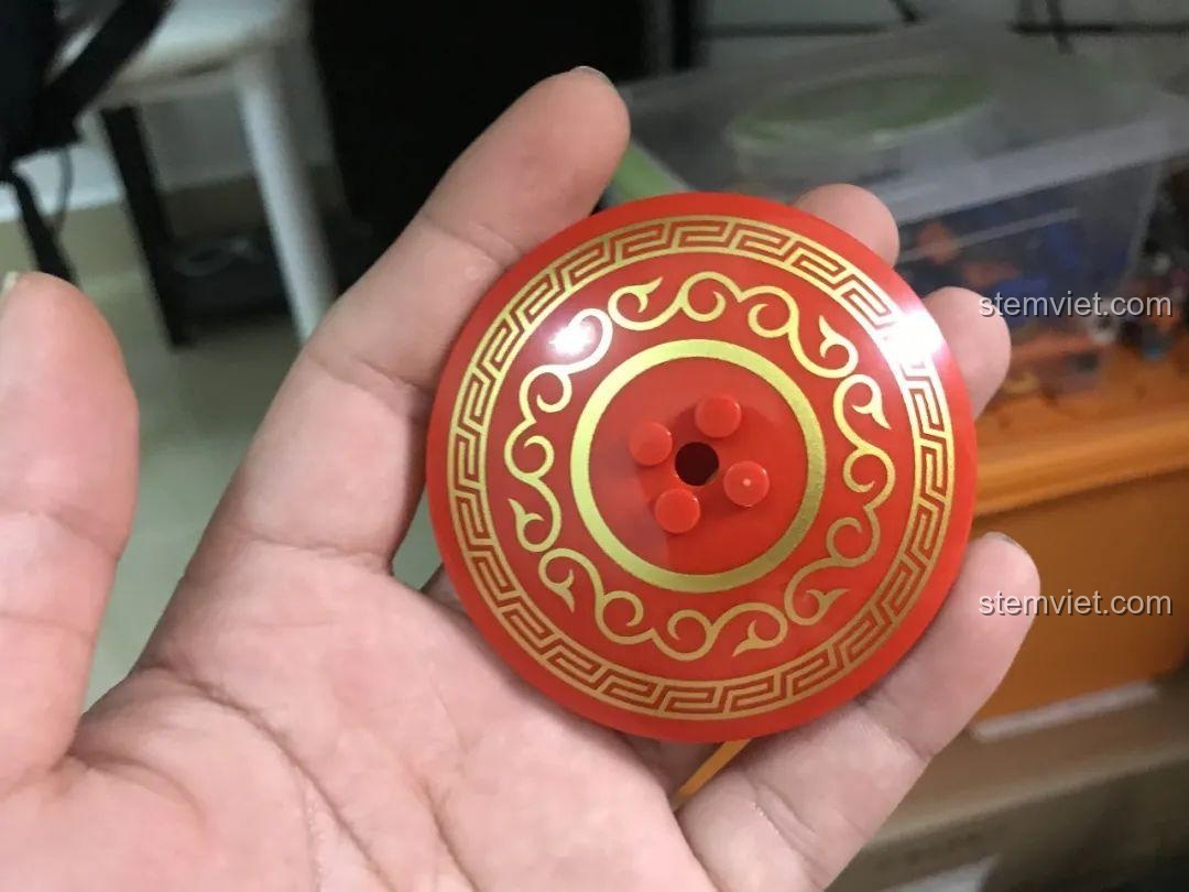 Chiếc khiên của JIAZHI Robot Múa Lân, SY Block Mech Múa Lân, chi tiết in sẵn đẹp mắt.