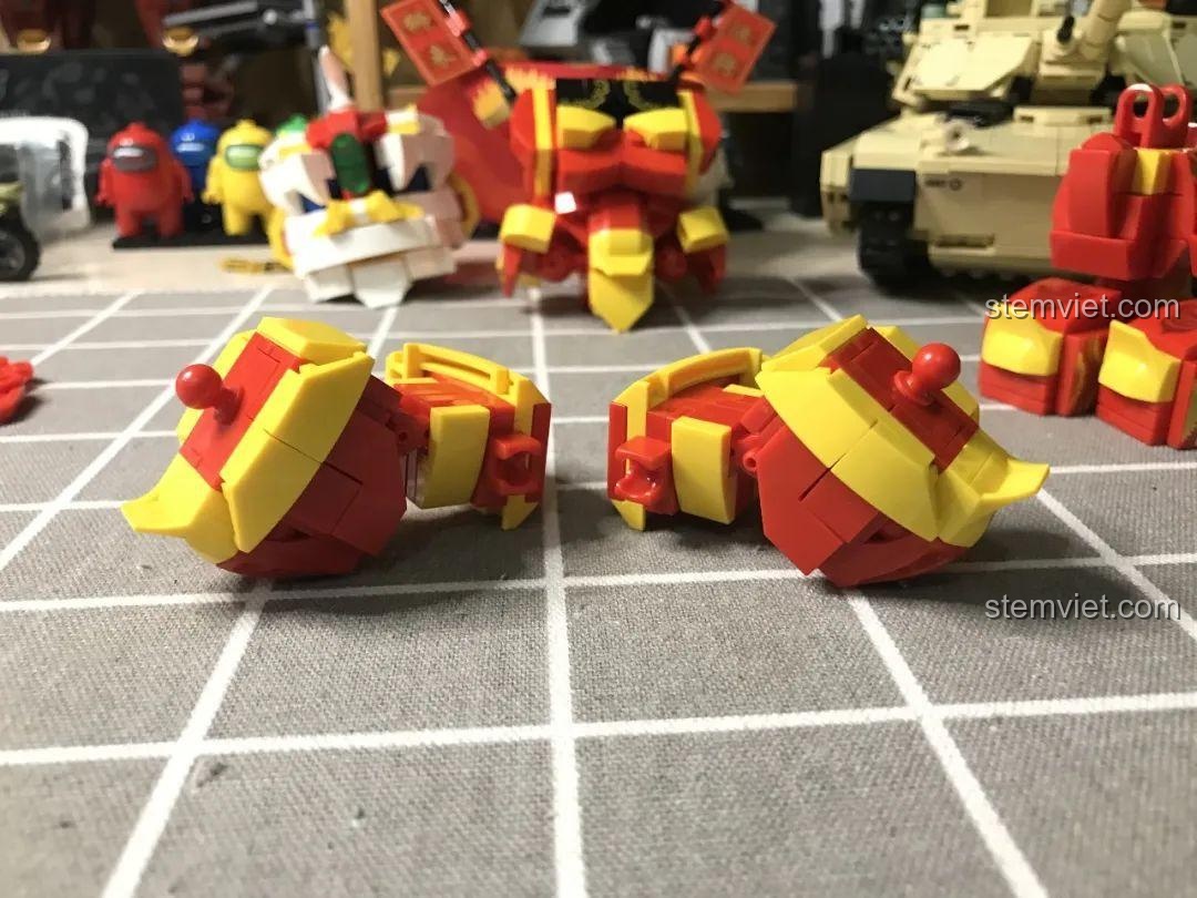 Hoàn thiện lắp ráp tay Robot May Mắn JIAZHI, Mech May Mắn SY Block, chi tiết hoàn hảo.