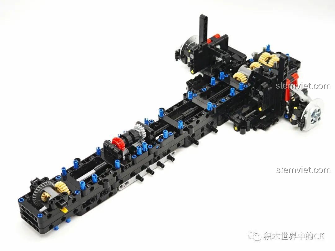 Trang sách hướng dẫn lắp ráp chi tiết của bộ Jie Star 57010 Subaru WRX STI Hoonigan.