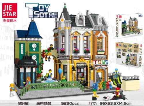 JIE STAR 89112 Bộ đồ chơi Cửa hàng đồ chơi Tương thích LEGO® Con trai Kiến trúc Tinh Xảo 5290 chi tiết