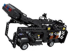 JIESTAR 20047 bộ lắp ghép Xe Chuyên Dụng Cảnh Sát Đặc Nhiệm màu đen, có minifigure, dành cho bé trai 6 tuổi, giá tốt